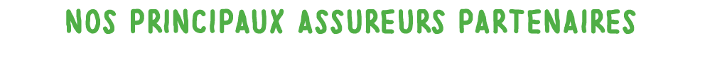 nos principaux assureurs partenaires