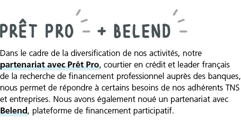 pr t pro + belend Dans le cadre de la diversification de nos activit s, notre partenariat avec Pr t Pro, courtier en    