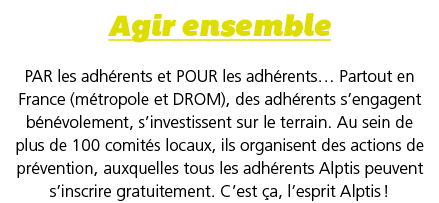 Agir ensemble PAR les adh rents et POUR les adh rents  Partout en France (m tropole et DROM), des adh rents s engagen   