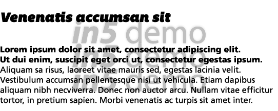 Venenatis accumsan sit  Lorem ipsum dolor sit amet, consectetur adipiscing elit  Ut dui enim, suscipit eget orci ut,    